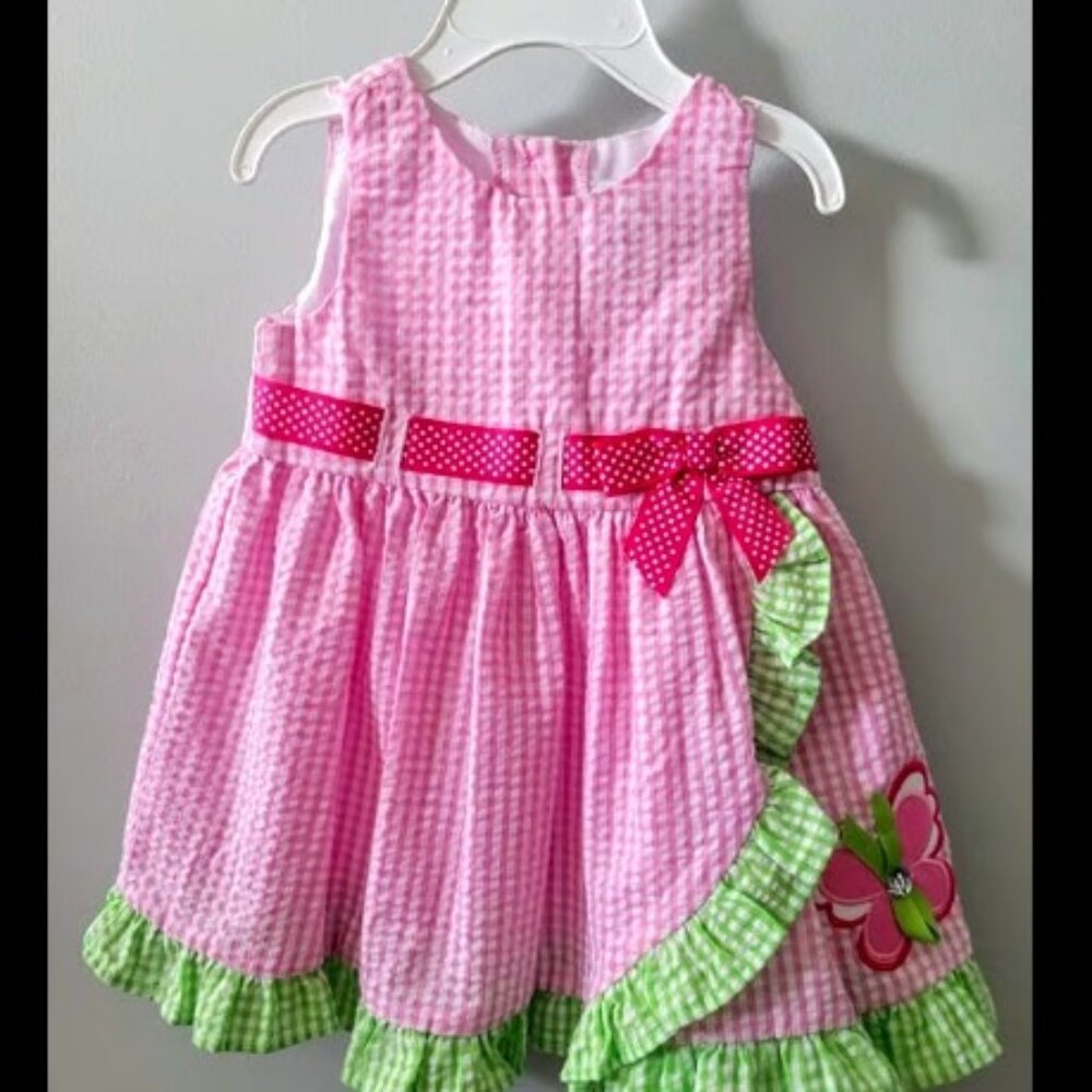 Rare Editions Girls Dress and Bloomer Set